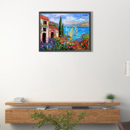 Landscape - Full Round Drill Diamond Painting 40*30CM