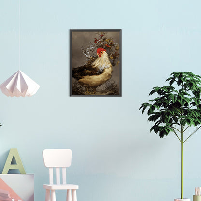 Farm Chicken - Full Round Drill Diamond Painting 30*40CM