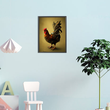 Farm Chicken - Full Round Drill Diamond Painting 30*40CM