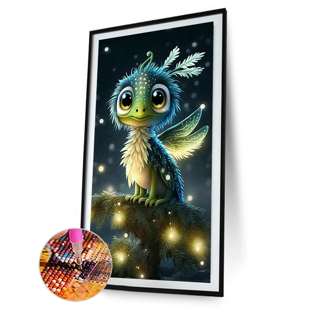 Little Pterosaur - Full Round Drill Diamond Painting 30*50CM