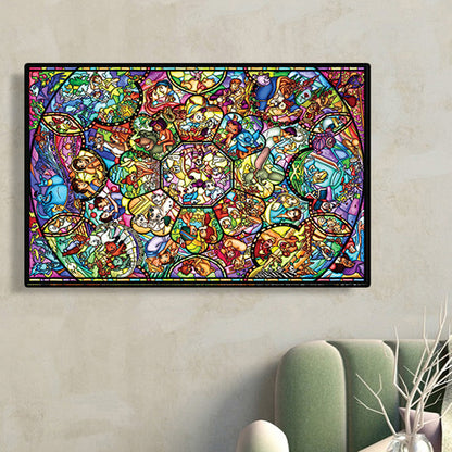 Disney Glass Art - Full Round Drill Diamond Painting 130*90CM