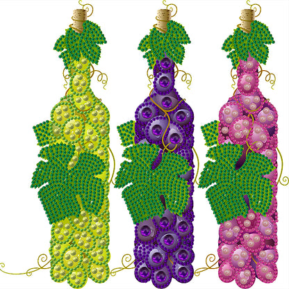 Succulent Wine - Special Shaped Drill Diamond Painting 30*30CM