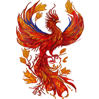 Phoenix On Fire - Special Shaped Drill Diamond Painting 30*40CM