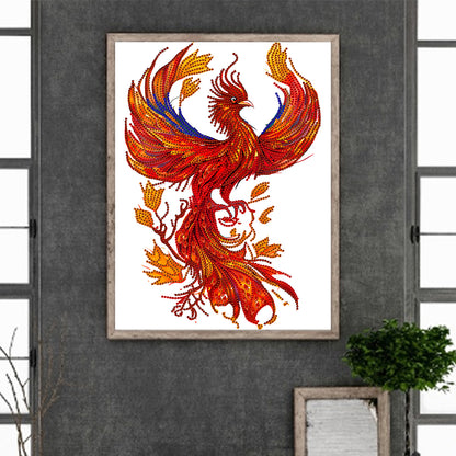 Phoenix On Fire - Special Shaped Drill Diamond Painting 30*40CM