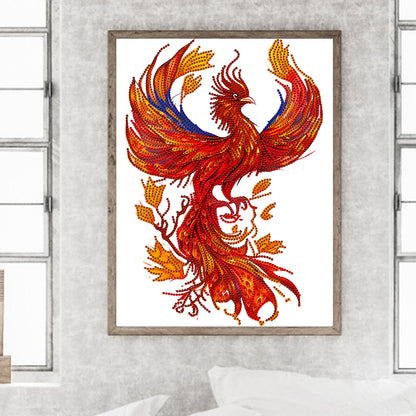 Phoenix On Fire - Special Shaped Drill Diamond Painting 30*40CM