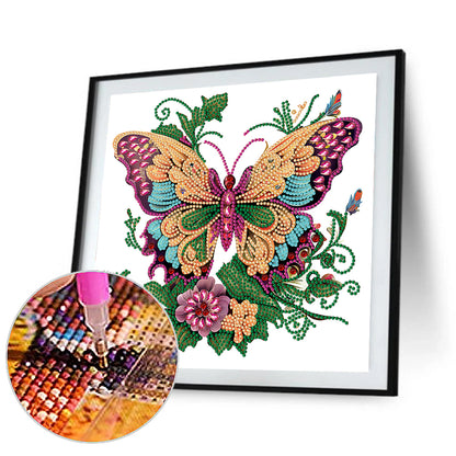 Butterfly Season - Special Shaped Drill Diamond Painting 30*30CM