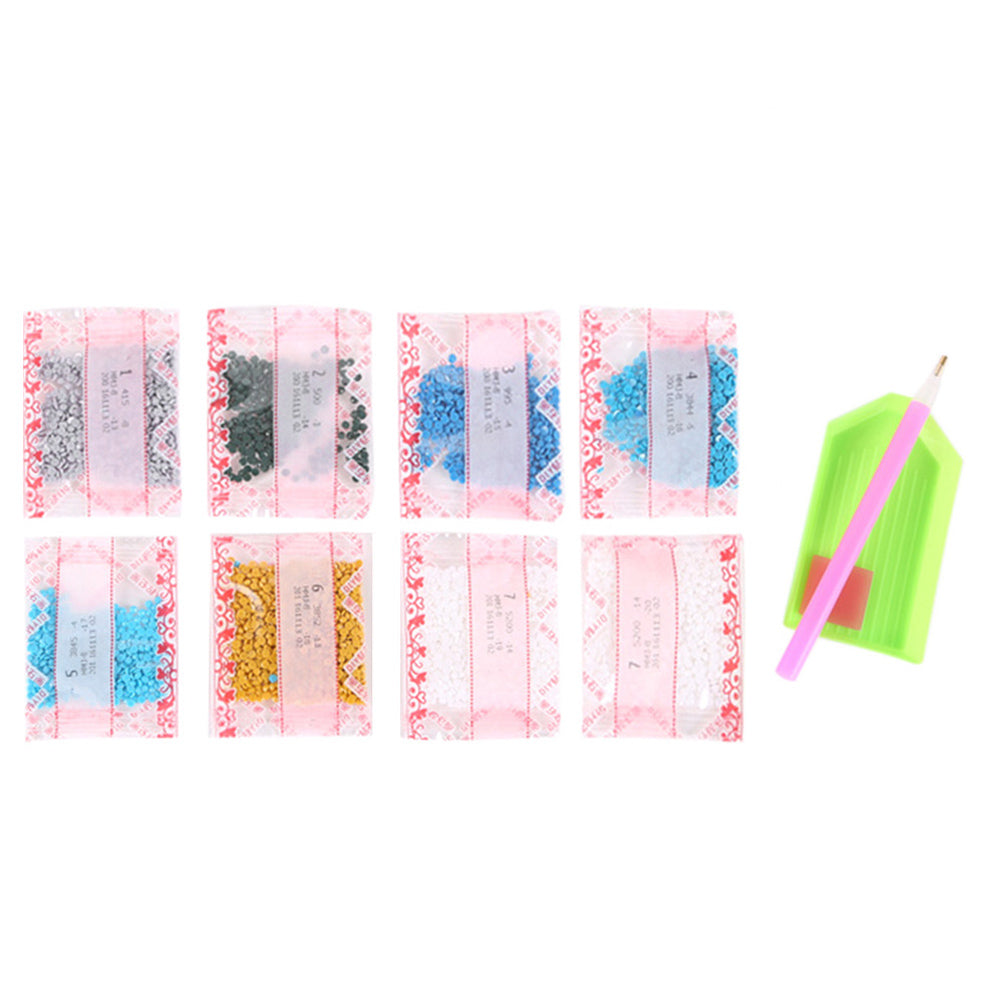 Flag Letter Love - Full Round Drill Diamond Painting 30*40CM