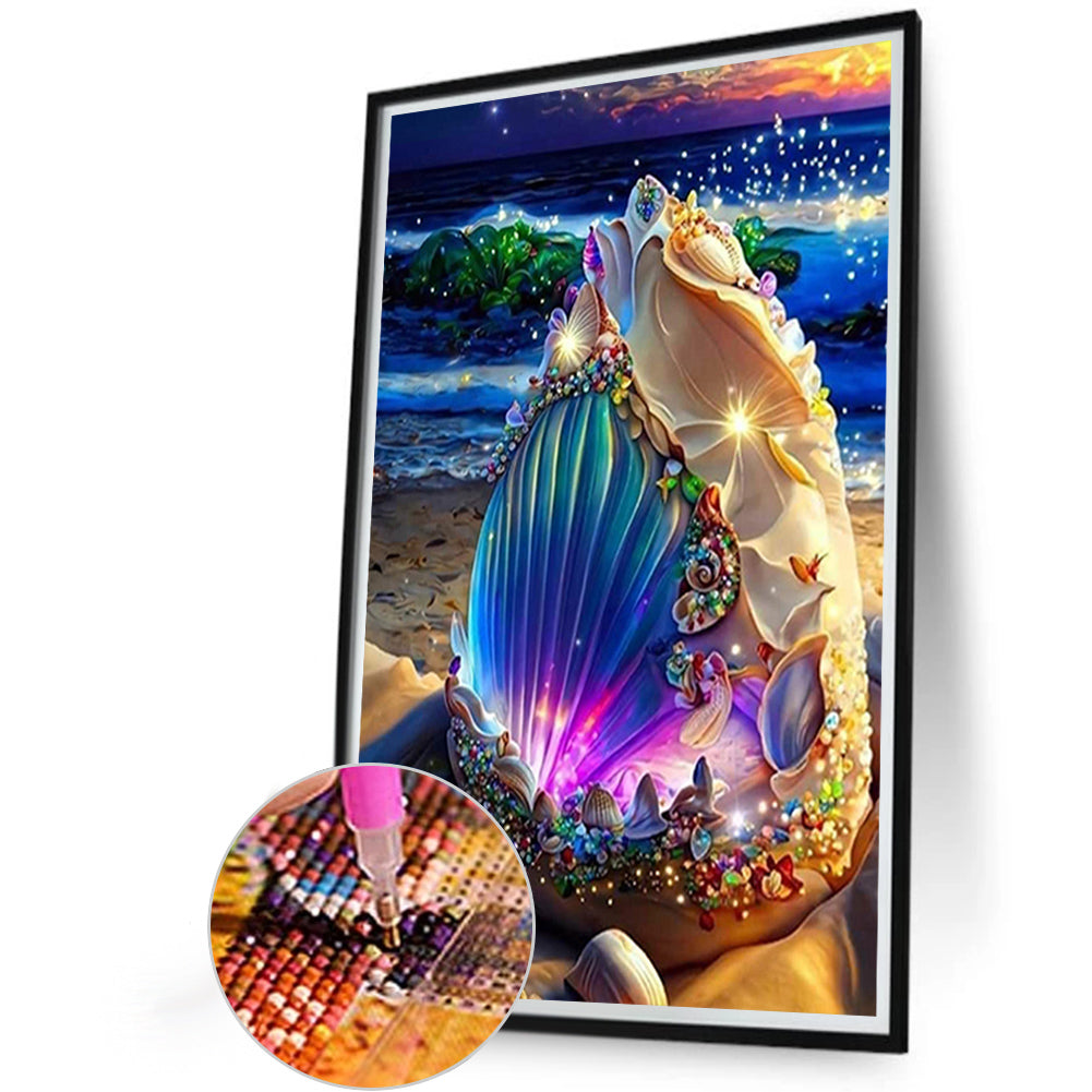 Shell - Full Square Drill Diamond Painting 20*30CM