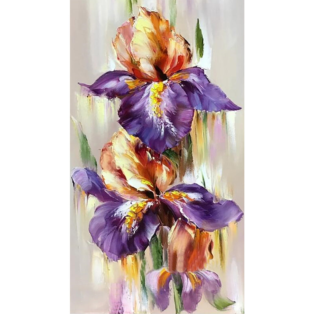 Iris - Full Round Drill Diamond Painting 40*70CM