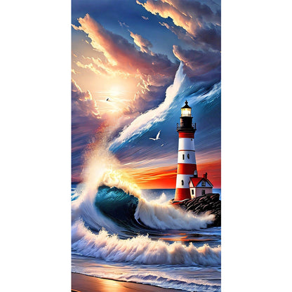 Beacon Of Hope - Full Round Drill Diamond Painting 40*70CM