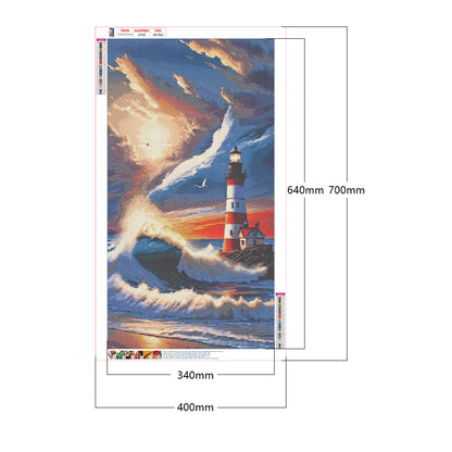 Beacon Of Hope - Full Round Drill Diamond Painting 40*70CM