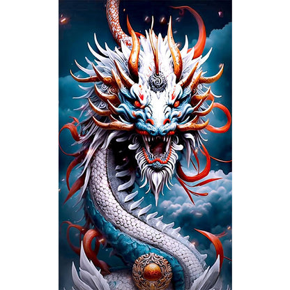 Ferocious Dragon - Full Square Drill Diamond Painting 40*70CM
