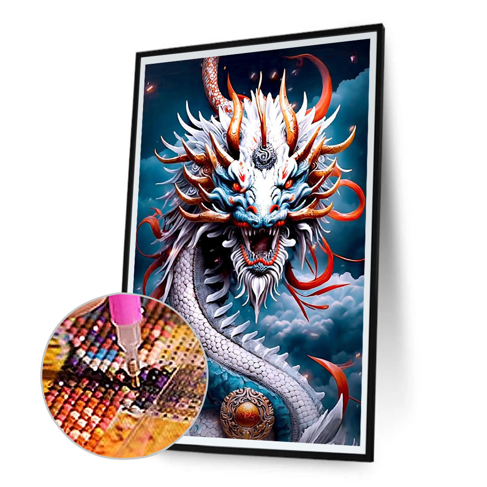 Ferocious Dragon - Full Square Drill Diamond Painting 40*70CM