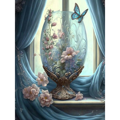 Windowsill Cup - Full Square Drill Diamond Painting 30*40CM