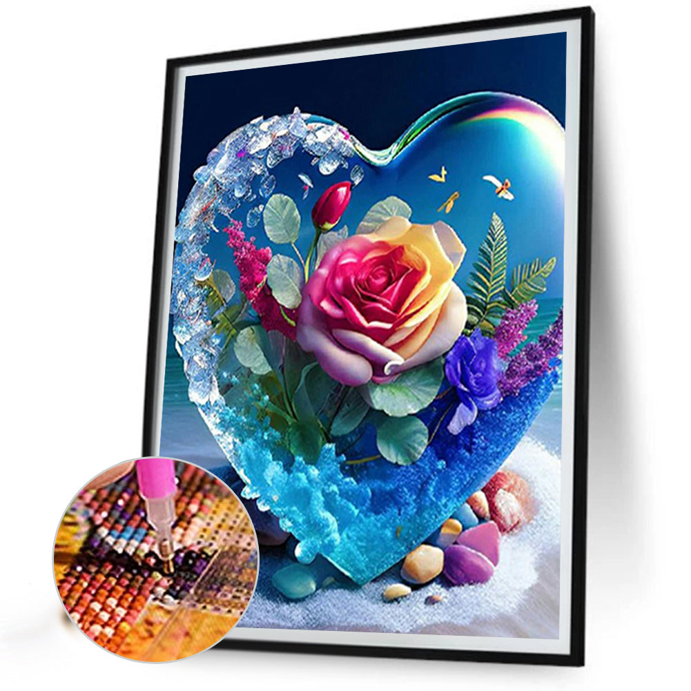 Love Rose - Full Square Drill Diamond Painting 40*50CM