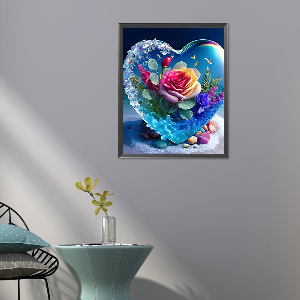 Love Rose - Full Square Drill Diamond Painting 40*50CM
