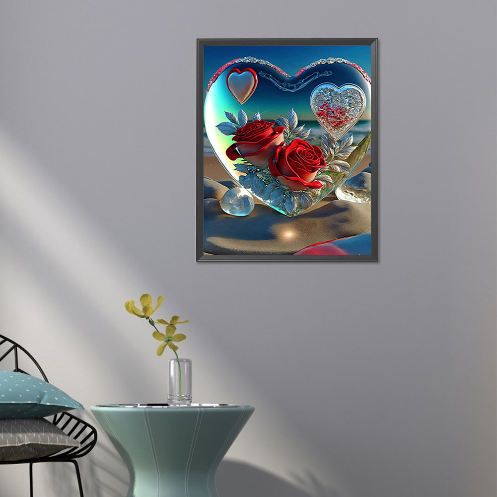 Love Rose - Full Square Drill Diamond Painting 40*50CM