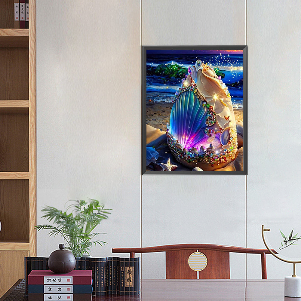 Conch - Full Square Drill Diamond Painting 40*50CM