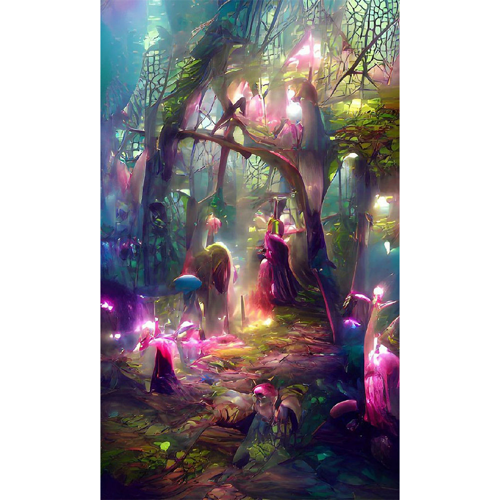 Magic Landscape - Full Round Drill Diamond Painting 30*50CM