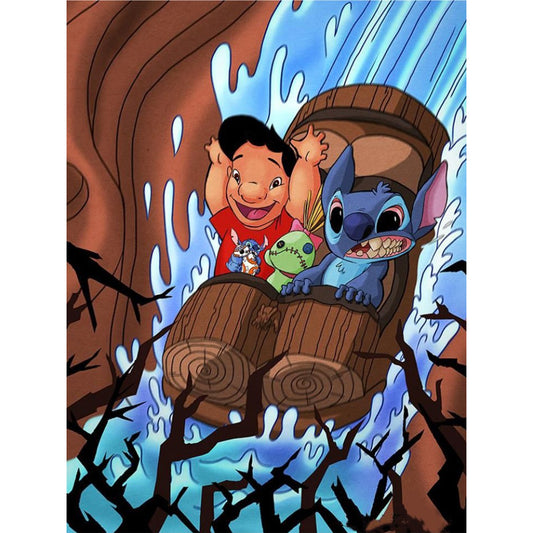 Stitch - Full Round Drill Diamond Painting 30*40CM