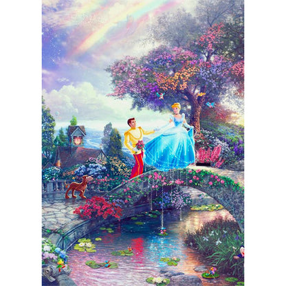 Cinderella - Full Round Drill Diamond Painting 30*40CM
