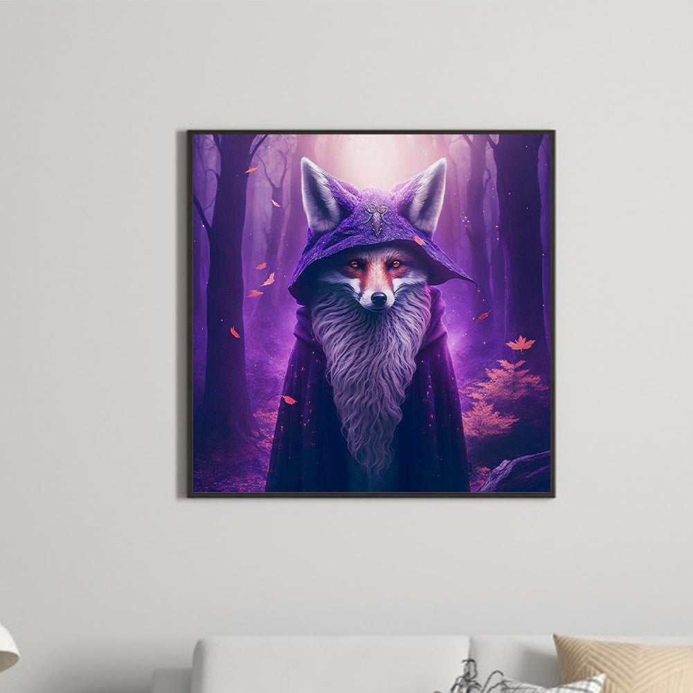 Fox Wizard - Full Round Drill Diamond Painting 30*30CM