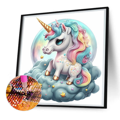 Rainbow Horse - Full Round Drill Diamond Painting 30*30CM