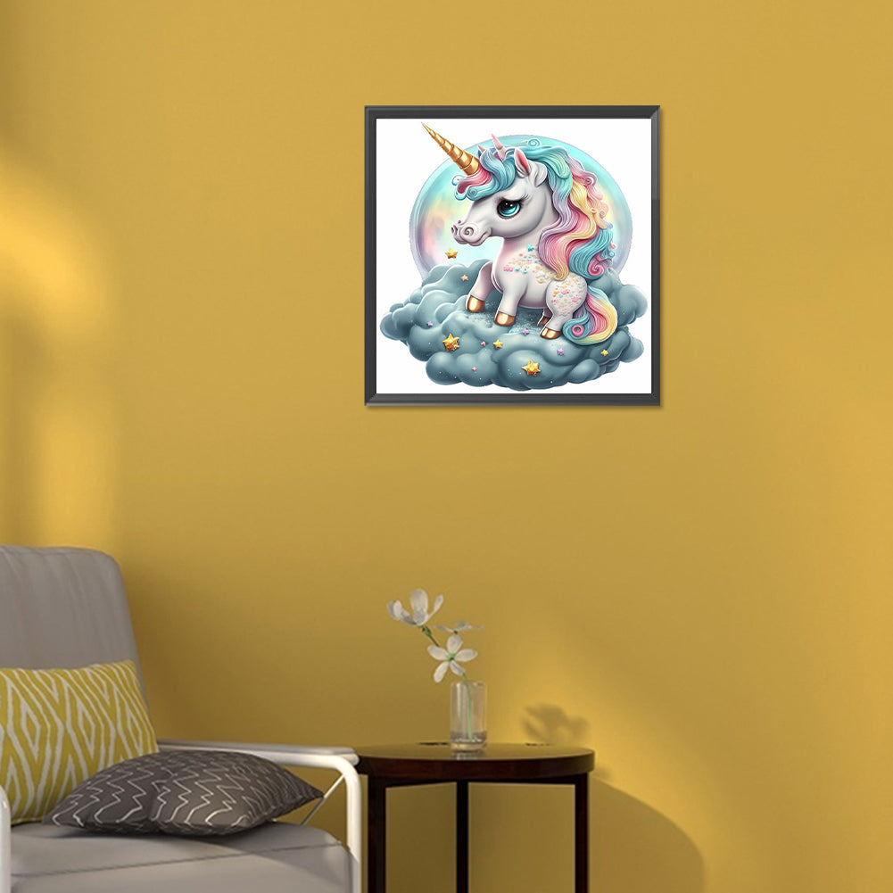 Rainbow Horse - Full Round Drill Diamond Painting 30*30CM