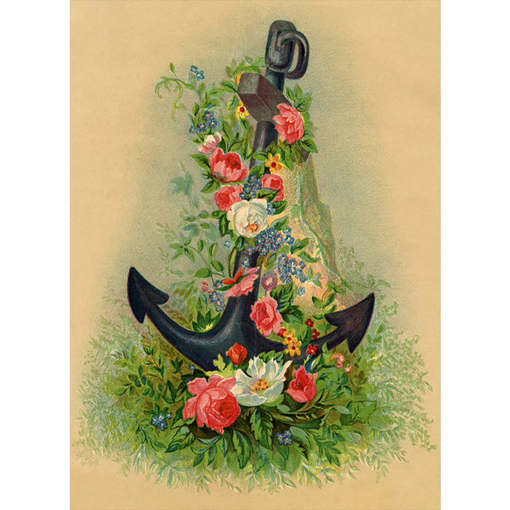 Anchor - Full Round Drill Diamond Painting 40*55CM