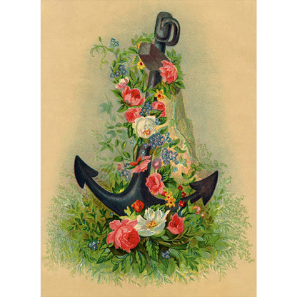 Anchor - Full Round Drill Diamond Painting 40*55CM