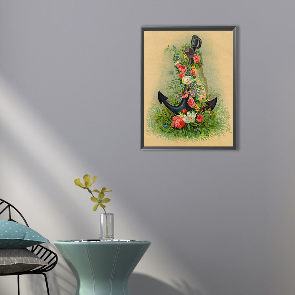 Anchor - Full Round Drill Diamond Painting 40*55CM
