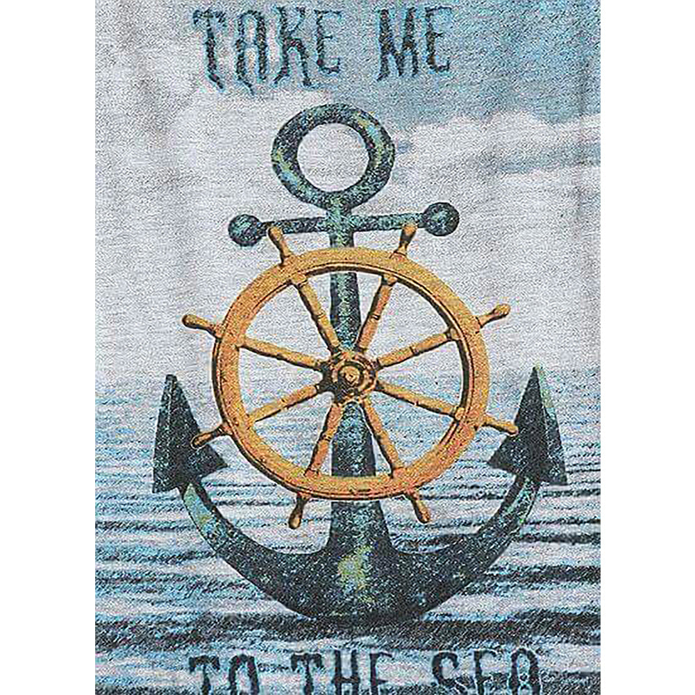 Anchor - Full Round Drill Diamond Painting 40*55CM