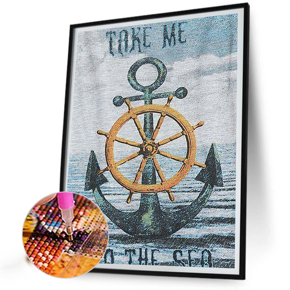 Anchor - Full Round Drill Diamond Painting 40*55CM