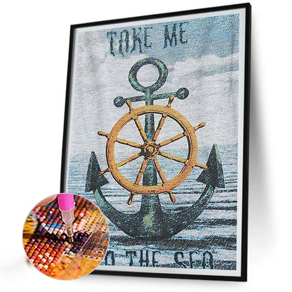 Anchor - Full Round Drill Diamond Painting 40*55CM