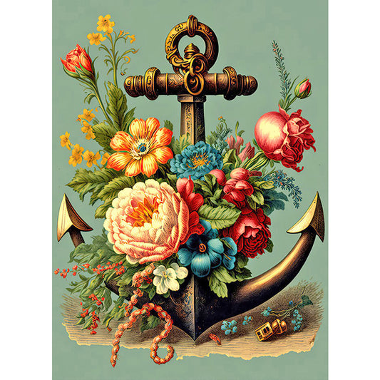 Anchor - Full Round Drill Diamond Painting 40*55CM