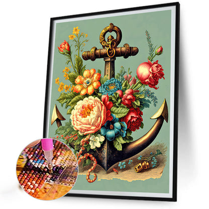 Anchor - Full Round Drill Diamond Painting 40*55CM