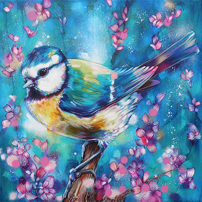 Sparrow - Full Round Drill Diamond Painting 30*30CM