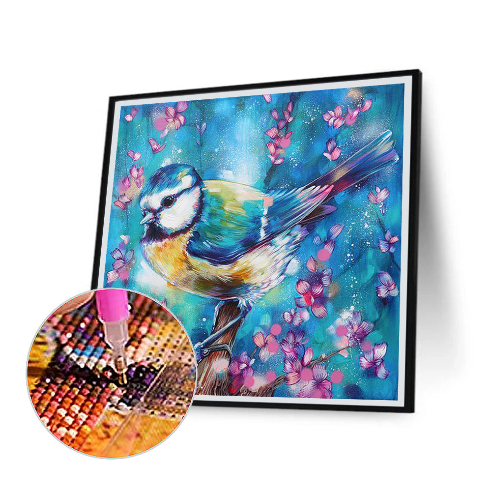 Sparrow - Full Round Drill Diamond Painting 30*30CM