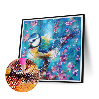 Sparrow - Full Round Drill Diamond Painting 30*30CM