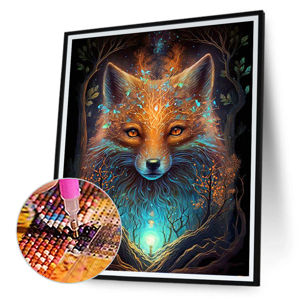 Fox Lord - Full Round Drill Diamond Painting 30*40CM