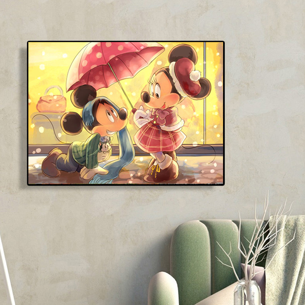 Disney Mickey Mouse - Full Round Drill Diamond Painting 40*30CM