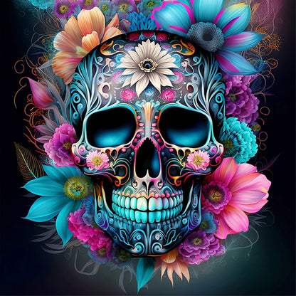 Personalized Skull - Full Round Drill Diamond Painting 30*30CM