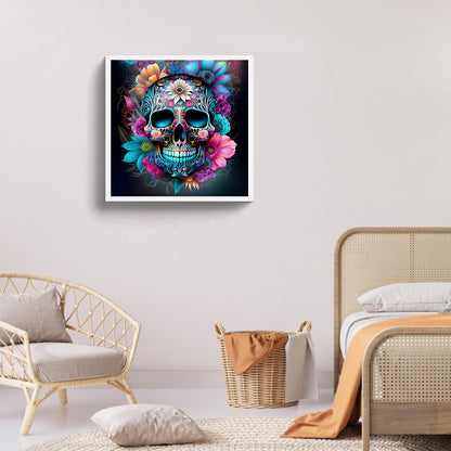 Personalized Skull - Full Round Drill Diamond Painting 30*30CM
