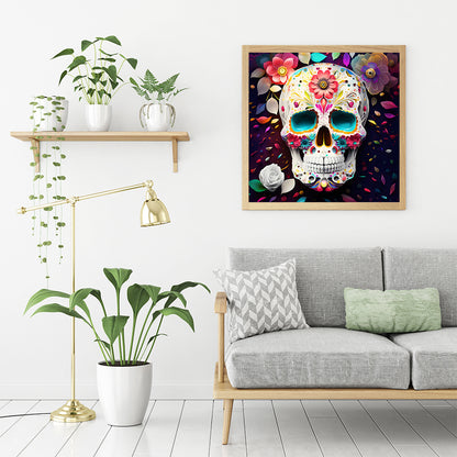 Personalized Skull - Full Round Drill Diamond Painting 30*30CM