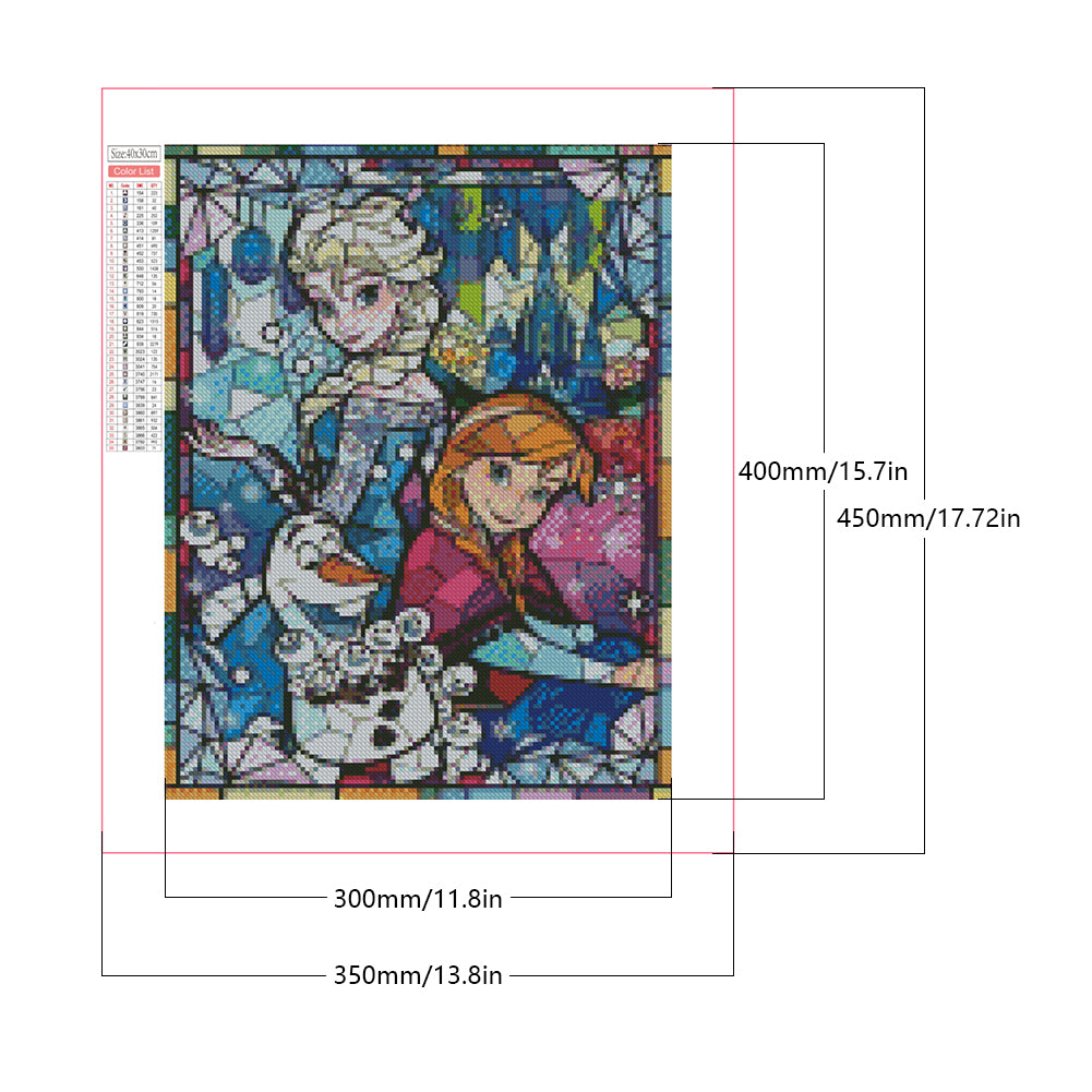 Frozen - Full Square Drill Diamond Painting 30*40CM