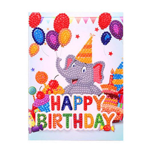 DIY Diamond Art Cards Handmade Birthday 5D Diamond Painting Kits Christmas Cards