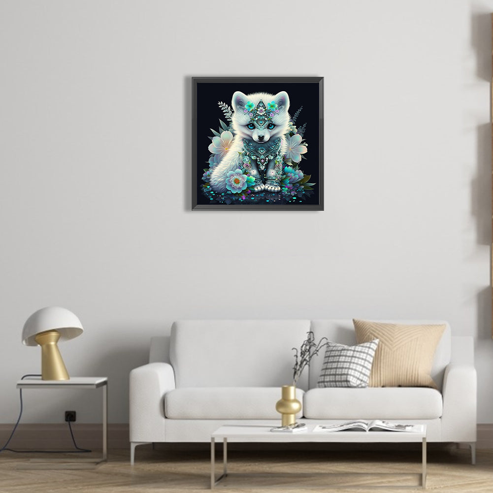 Bejeweled Puppy - Full Round Drill Diamond Painting 40*40CM