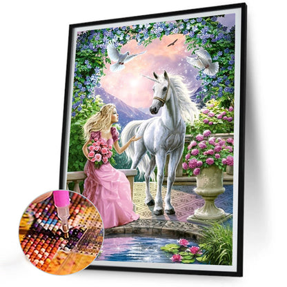 Horse - Full Round Drill Diamond Painting 30*40CM