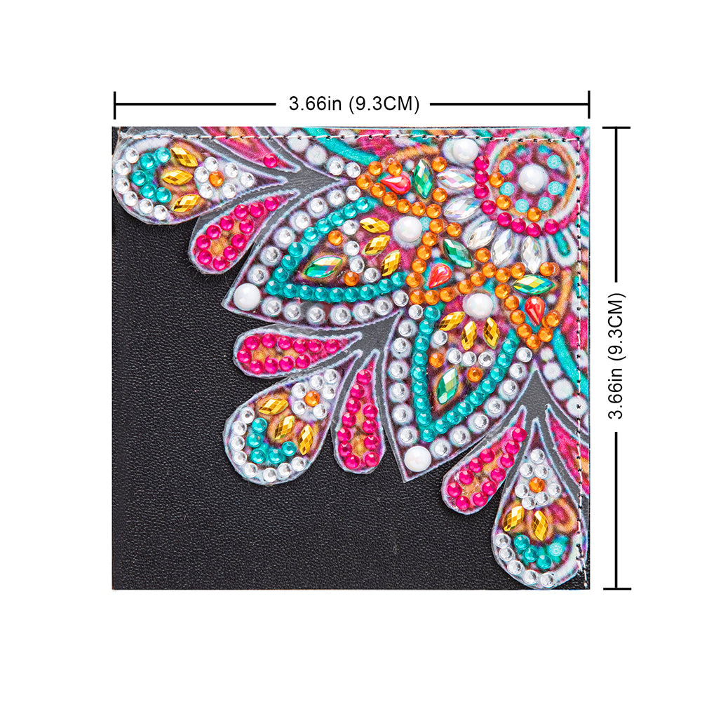 DIY Diamond Art Bookmarks Art Craft 5D Leather Triangle for Beginner Adults Kids