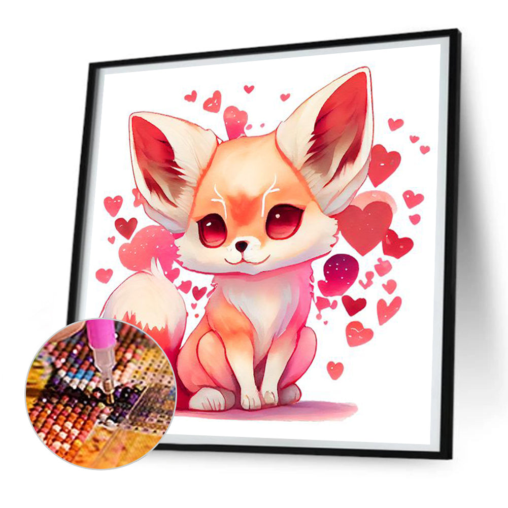 Fox - Full Round Drill Diamond Painting 30*30CM